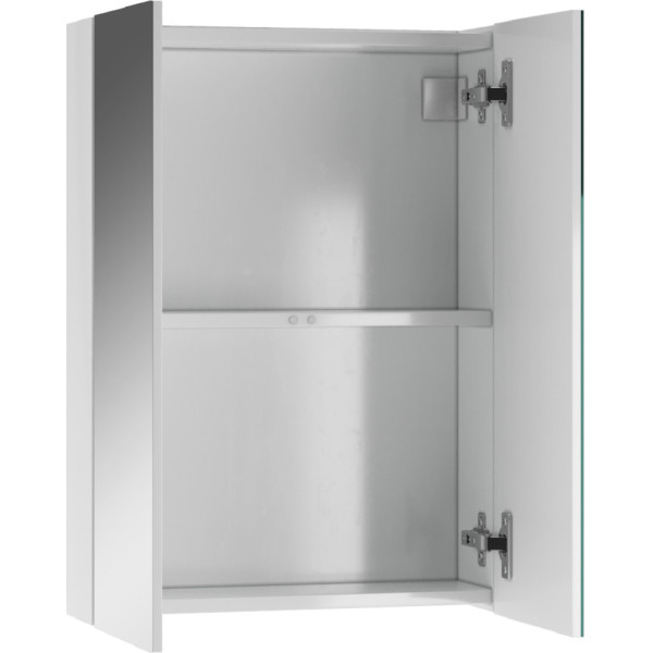 Шкаф зеркальный Норма 50 2 двери Айсберг Домино (DA1636HZ)