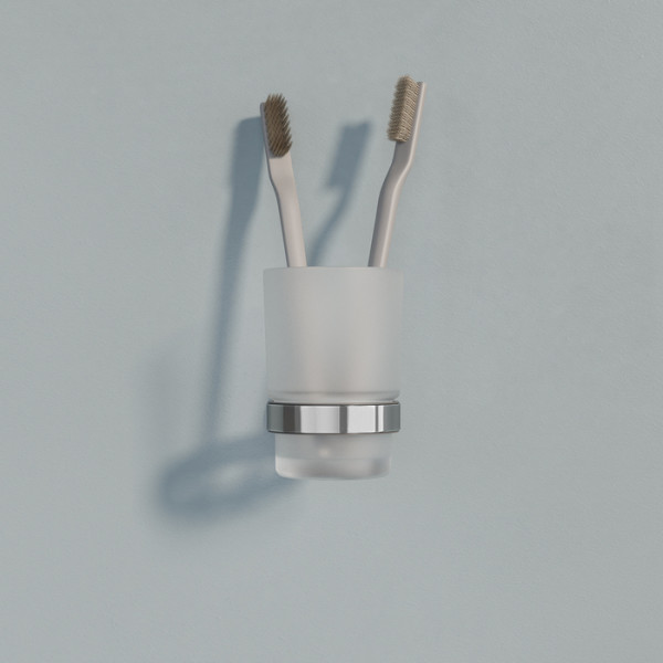 Подстаканник одинарный матовое стекло сплав металлов Sena Iddis (SENSSG1i45)