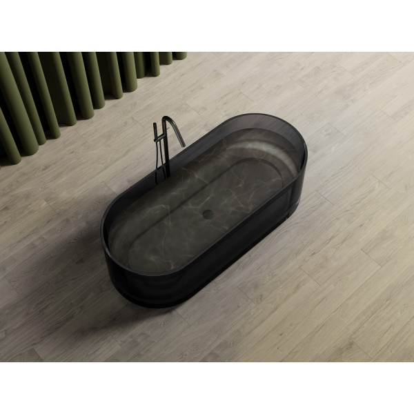 Ванна прозрачная Abber Kristall 170x75 черная (AT9708Onyx) Ванна прозрачная Abber Kristall 170x75 черная (AT9708Onyx)