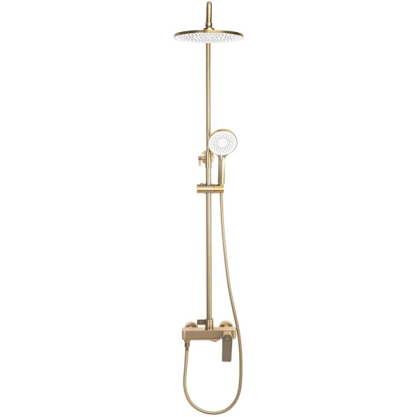Душевая система с изливом Rea Avalon Gold mat (REA-P2400)
