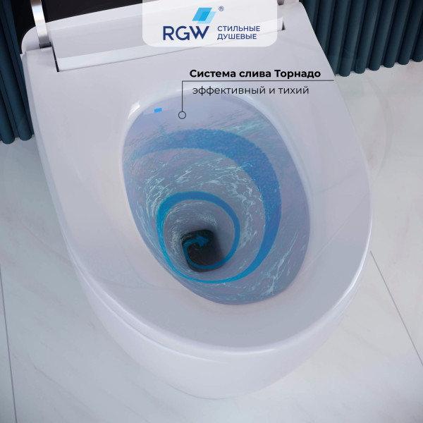 Унитаз-биде RGW SW-30 с сиденьем микролифт (63420130-01)