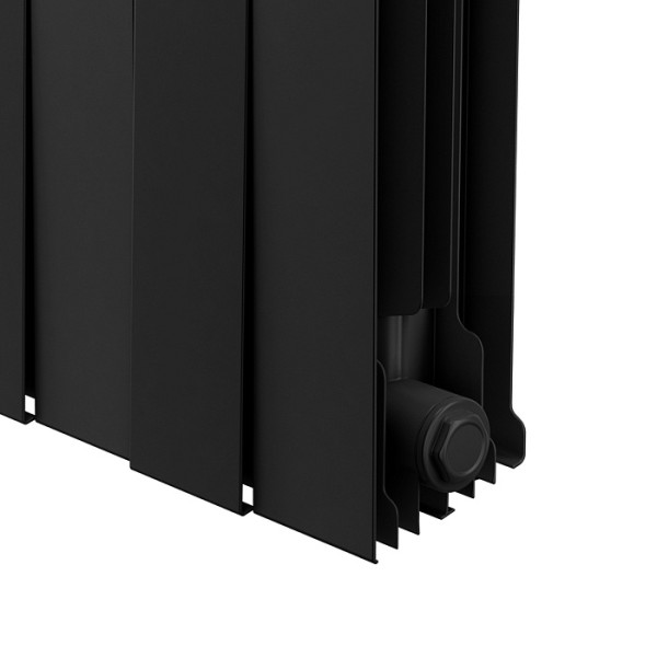 Радиатор биметаллический Royal Thermo PianoForte 200 Чёрный (18 секций) (RTPB3020018)