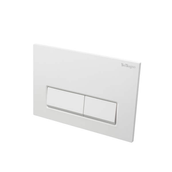 Клавиша смывная BelBagno белый глянец (BB-15R-BL)