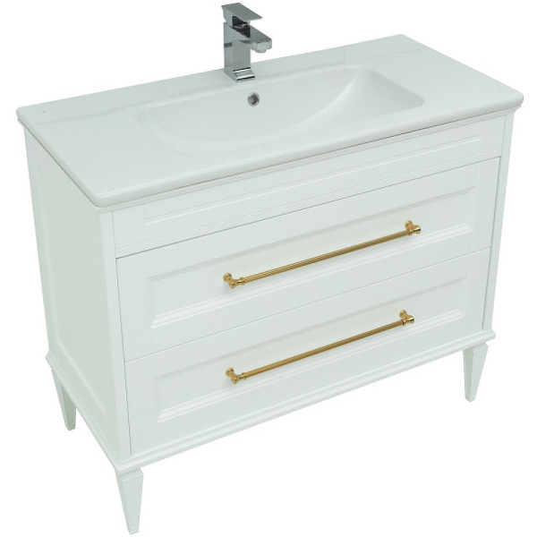 Тумба подвесная Aquanet Бостон 100 белый матовый (00243781)