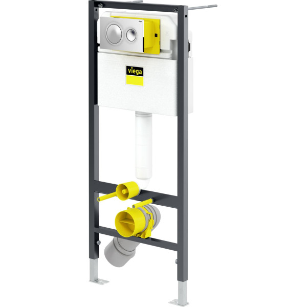 Инсталляция для подвесного унитаза Viega 792855 Сет с кнопкой Visign for Style 20 Prevista Dry (9792855)