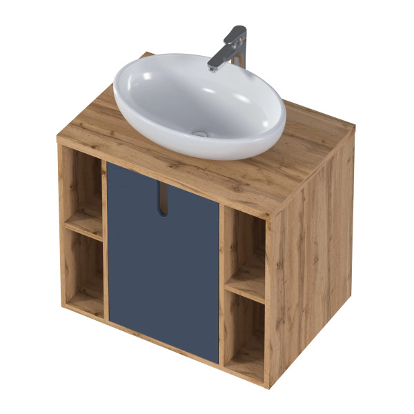 Тумба подвесная 1Marka 700x480x601,5 (дикий дуб натуральный Н1318 ST10 Egger) (Ц0000031348)