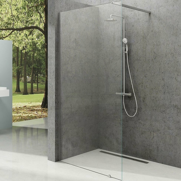 Душевое ограждение Ravak Walk-In Wall 140x200 стекло прозрачное, профиль хром (GW9WM0C0Z1)