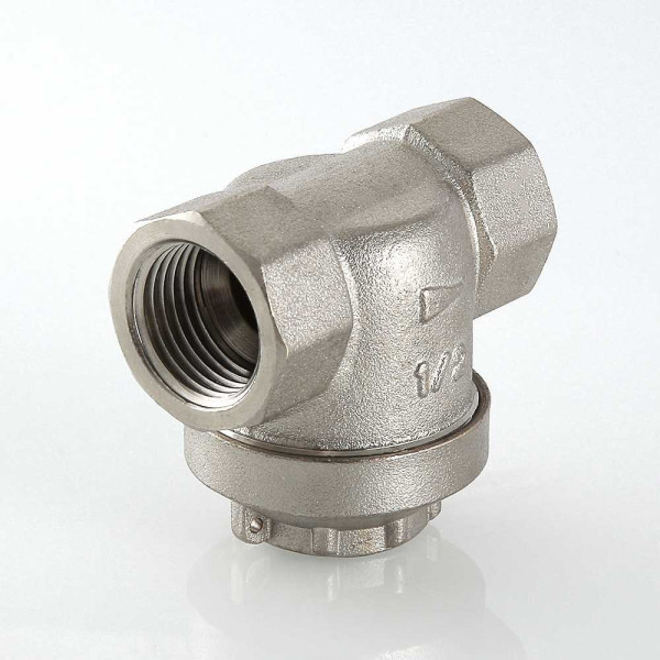 Фильтр прямой 1/2" ВВ с магнитом 300 мкр. Valtec никель (VT.384.N.04)