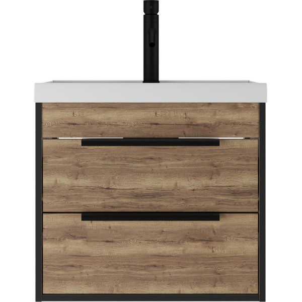 Тумба подвесная под умывальник Bazis 60 Alfa B2 Домино (DA6102T) Тумба подвесная под умывальник Bazis 60 Alfa B2 Домино (DA6102T)