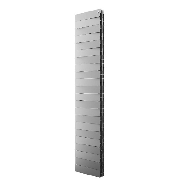 Радиатор биметаллический Royal Thermo PianoForte Tower 300 Silver Satin (22 секции) Серебристый (RTPFTSS30022)