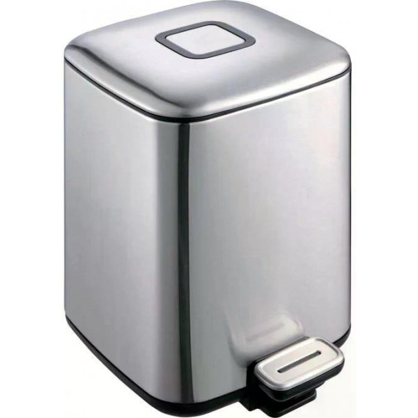 Ведро для мусора Boheme Q 23,8x32,6x31,7 хром (10948-C)