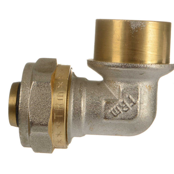 Соединение угловое 20*1/2"В TeRma (обжим) (01252) Соединение угловое 20*1/2"В TeRma (обжим) (01252)