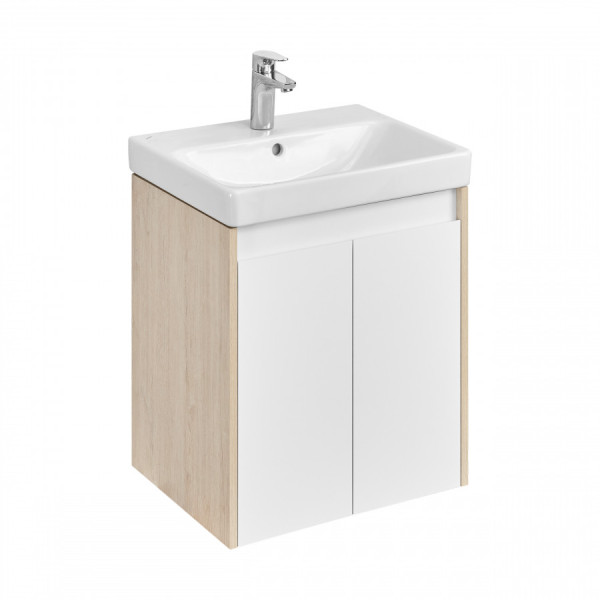 Тумба подвесная Aquaton Сканди 480x427x591 белый, дуб верона (1.A278.8.01S.DB2.0) Тумба подвесная Aquaton Сканди 480x427x591 белый, дуб верона (1.A278.8.01S.DB2.0)