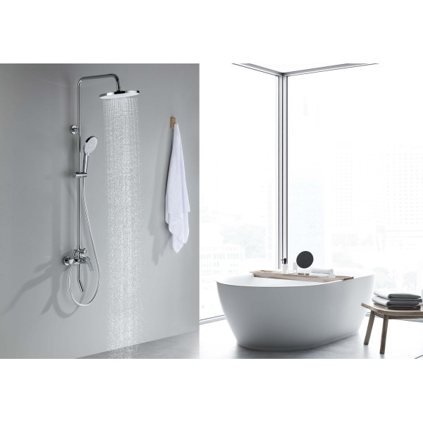 Душевая система Aquatek Лугано хром (AQ2740CR)
