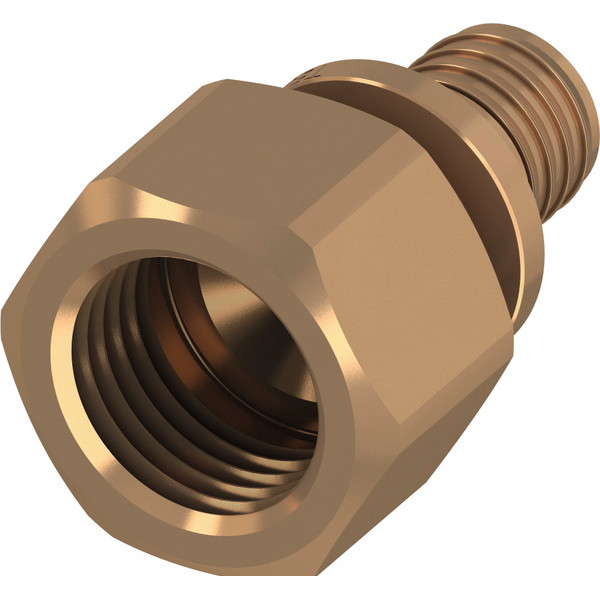 Соединение прямое с внутренней резьбой TECEflex 25х3/4" ВР (бронза) (705105) Соединение прямое с внутренней резьбой TECEflex 25х3/4" ВР (бронза) (705105)
