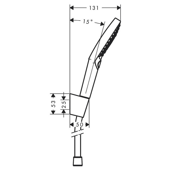 Душевой гарнитур Hansgrohe Raindance Select S хром (27669000)