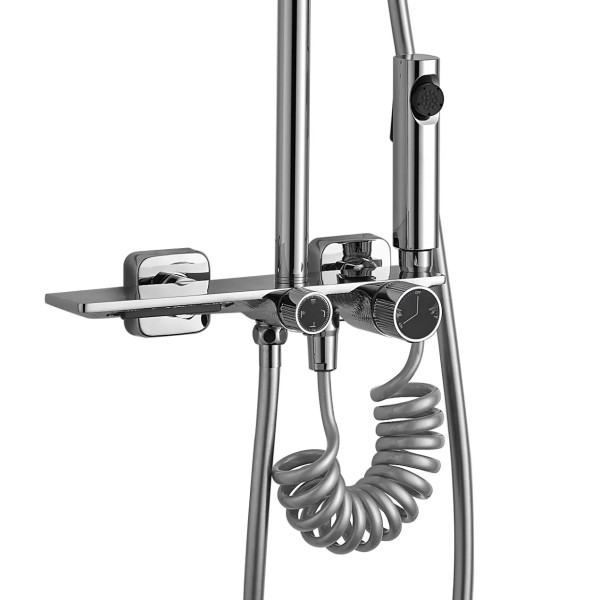 Душевая система на четыре режима Rea Helix Chrom (REA-P6620)