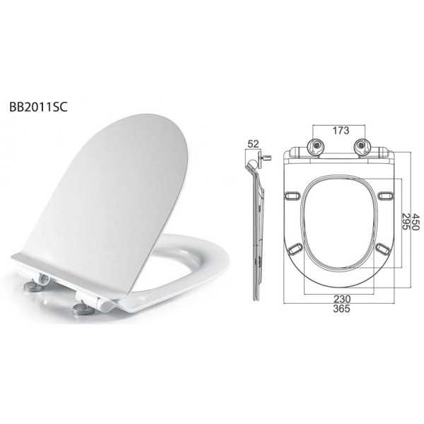 Сиденье для унитаза Belbagno с микролифтом (BB2011SC) Сиденье для унитаза Belbagno с микролифтом (BB2011SC)
