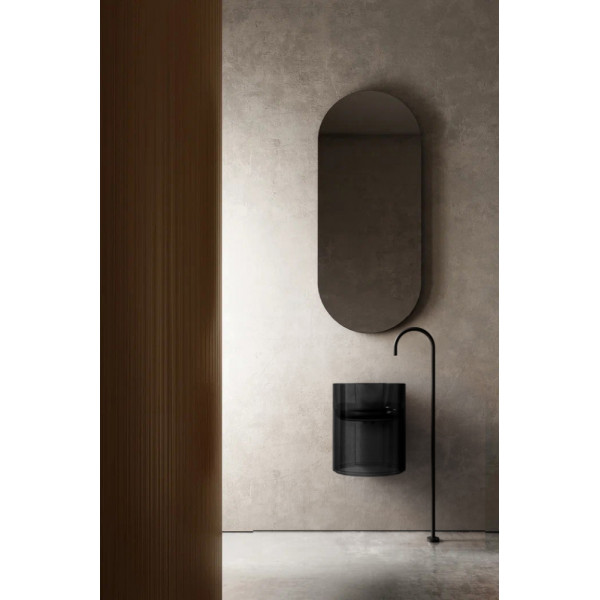 Раковина подвесная Kristall (черный)