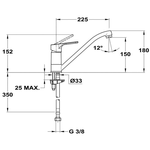 Смеситель для кухни Mofem Pro 302 (152-1763-02)