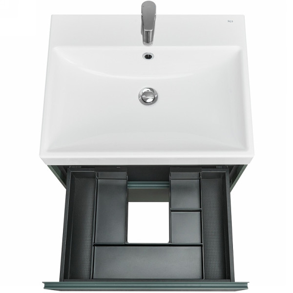 Тумба подвесная Roca Ona 58,5x45x56,5 зеленый матовый (857613513) Тумба подвесная Roca Ona 58,5x45x56,5 зеленый матовый (857613513)