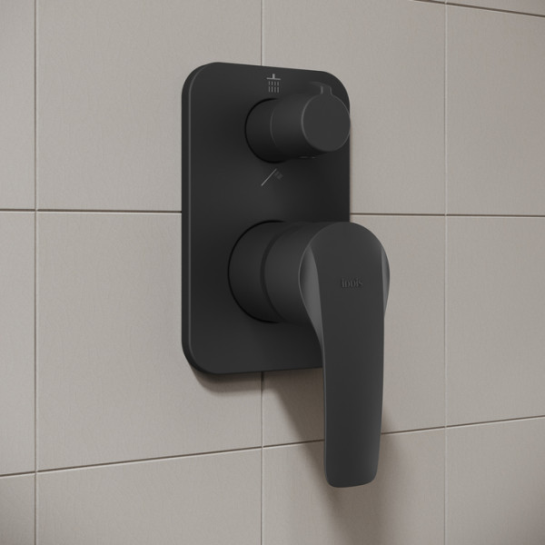 Душевая система Iddis Optima Home черная (OPHBL02i67)