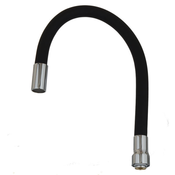 Излив гибкий Melodia LUXE черный 49см (MKP20915)