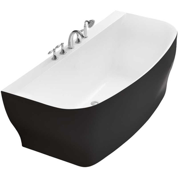 Ванна акриловая BelBagno 165x78 черная (BB74-NERO-W0)