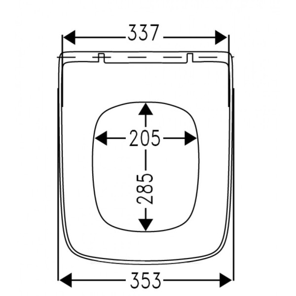 Сиденье для унитаза Roca The Gap с микролифтом белое (7.8014.7.20.1)