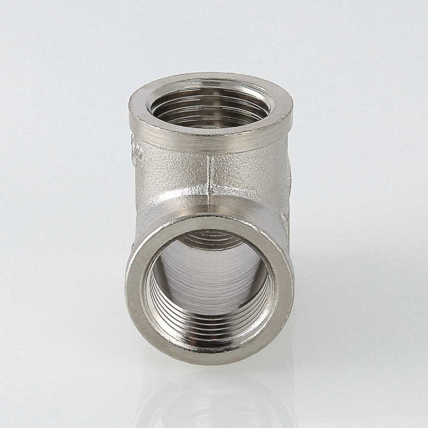 Тройник 1" Valtec (никель) (VTr.130.N.0006) Тройник 1" Valtec (никель) (VTr.130.N.0006)