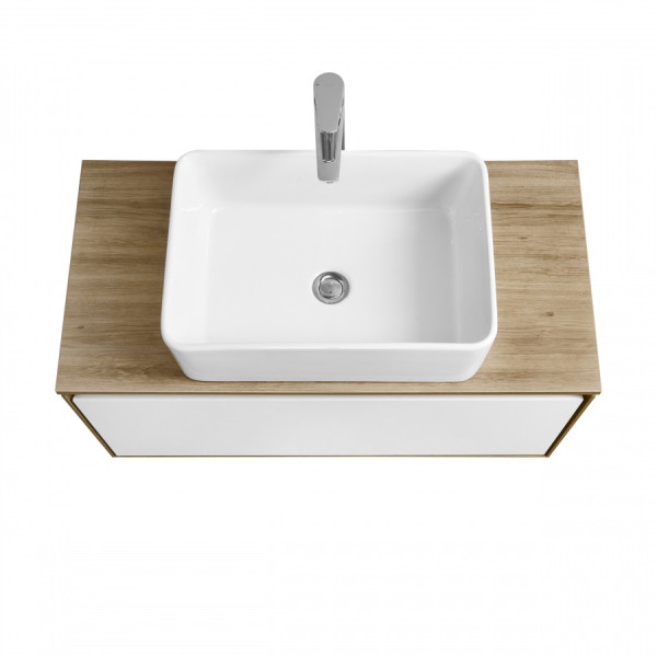 Тумба подвесная Aquaton Либерти 882x430x390 дуб эльвезия, белый (1.A279.9.01L.YC7.0) Тумба подвесная Aquaton Либерти 882x430x390 дуб эльвезия, белый (1.A279.9.01L.YC7.0)