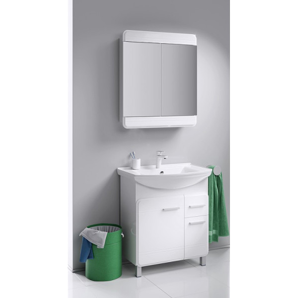 Тумба напольная Aqwella Corsica 720x350x860 белый (KOR0107)