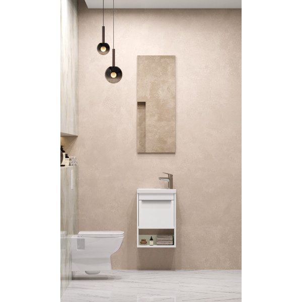 Тумба подвесная Aquaton Хоуп 384x212x550 белый (1.A287.1.01H.P2B.0)