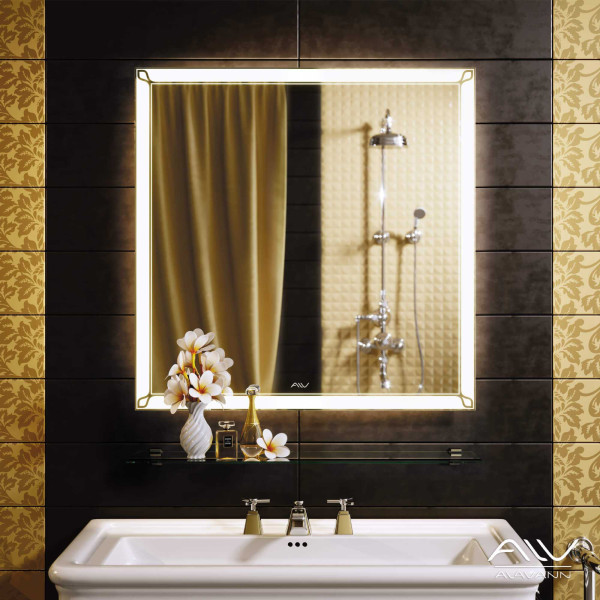 Зеркало с подсветкой Alavann Retro 80