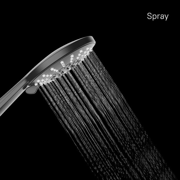 Душевая лейка Milardo Ideal Spa черная (ILS5FBRM18)