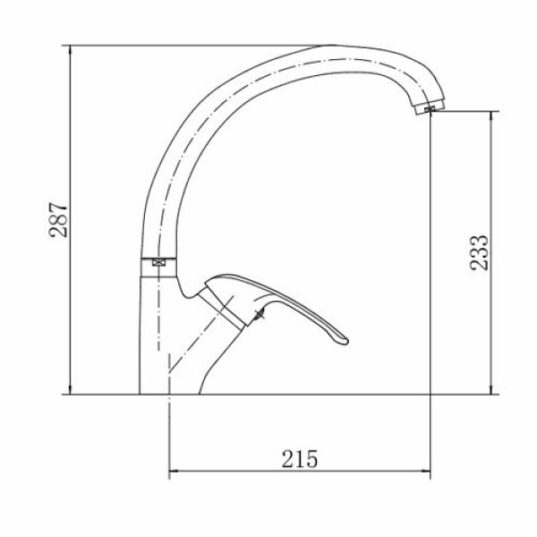 Смеситель для кухни Fashun хром (A4105) Смеситель для кухни Fashun хром (A4105)