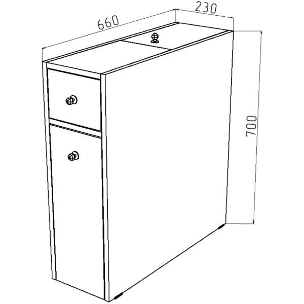 Комод Melodia Комфорт 20 (MFR80064WT)