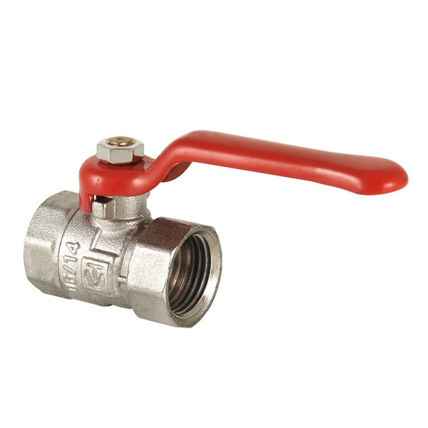 Кран 3/4" ВВ шаровый Valtec Compact (красная ручка) VT.090.N.05 Кран 3/4" ВВ шаровый Valtec Compact (красная ручка) VT.090.N.05