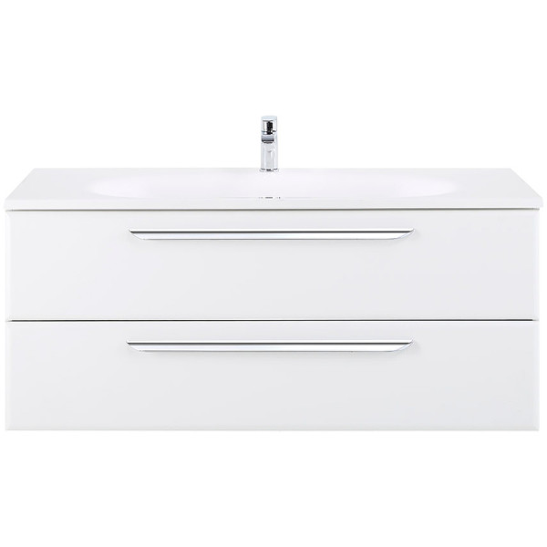 Тумба подвесная Cezares Eco 120x50 Bianco Lucido (ECO-120-2C-SO-BL)