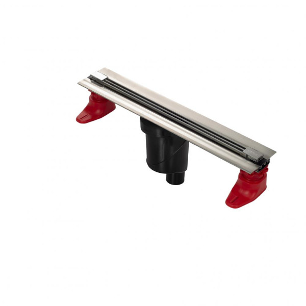 Желоб Berges водосток Super Slim 700, матовый хром, S-сифон D50/105 H50 вертикальный (090053) Желоб Berges водосток Super Slim 700, матовый хром, S-сифон D50/105 H50 вертикальный (090053)