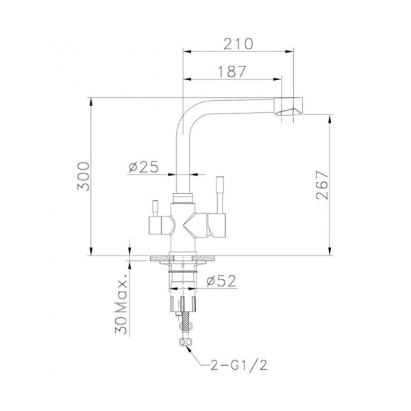 Смеситель для кухни Lemark Expert (LM5061S)