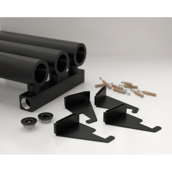 Радиатор стальной Сунержа Кумир 540x500 8 секций черный матовый (31-0340-5008)