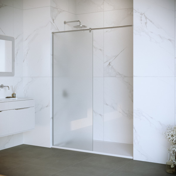 Душевое ограждение RGW Walk In 90x195 стекло матовое, профиль хром (351003309-21) Душевое ограждение RGW Walk In 90x195 стекло матовое, профиль хром (351003309-21)