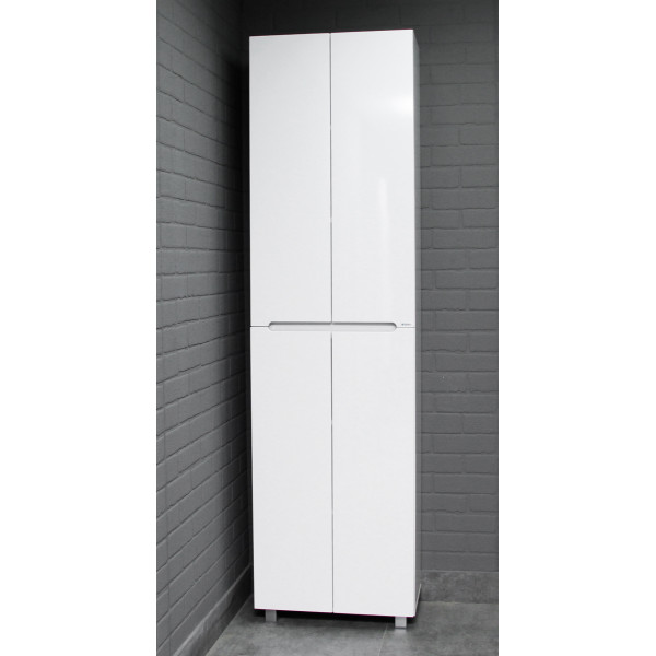 Пенал напольный 55 Аура без ящика Айсберг Домино (DA2501P)