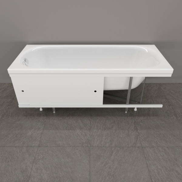 Экран фронтальный для ванны развижной Triton Арт 1280 белый (ST47)