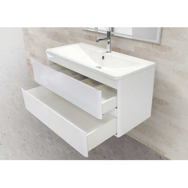 Тумба подвесная BelBagno Acqua 80 см Bianco Lucido (Acqua-800-2C-SO-BL)