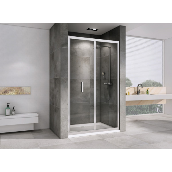 Душевая дверь Abber Sonnenstrand 90x195 стекло прозрачное, профиль хром (AG07090) Душевая дверь Abber Sonnenstrand 90x195 стекло прозрачное, профиль хром (AG07090)