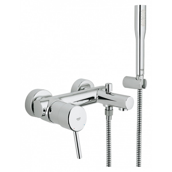 Смеситель для ванны и душа Grohe Concetto с душевым гарнитуром Euphoria Cosmopolitan (32212001) Смеситель для ванны и душа Grohe Concetto с душевым гарнитуром Euphoria Cosmopolitan (32212001)