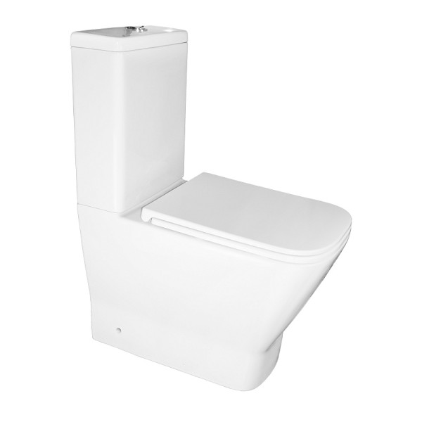 Унитаз напольный Azario Joy с сиденьем с микролифтом белый (AZ-2168-UQ3)