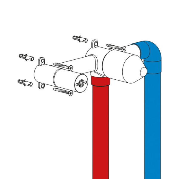 Смеситель для раковины Timo Saona встраиваемый никель (2372/13SM)